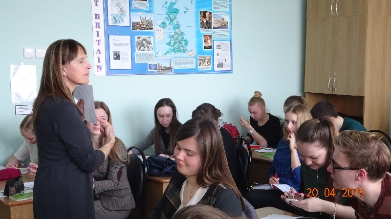 На кафедре «Английский язык» продолжается рабочий визит профессора Университета Монтаны Реа Эшмор